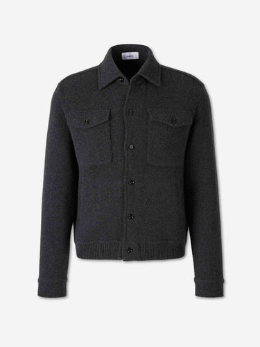 Lardini Hombre Barcelona Cárdigan Cashmere color Gris Antracita sku 512-003095 02 - Foto 1