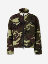 Rhude Hombre Barcelona Chaqueta Polar Logo color Camuflaje Verde sku 512-003101 01 - Foto 1
