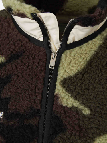 Rhude Hombre Barcelona Chaqueta Polar Logo color Camuflaje Verde sku 512-003101 01 - Foto 3
