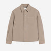 Ami Paris Hombre Barcelona Sobrecamisa Acolchada Técnica color Camel sku 513-000037 01 - Foto 1