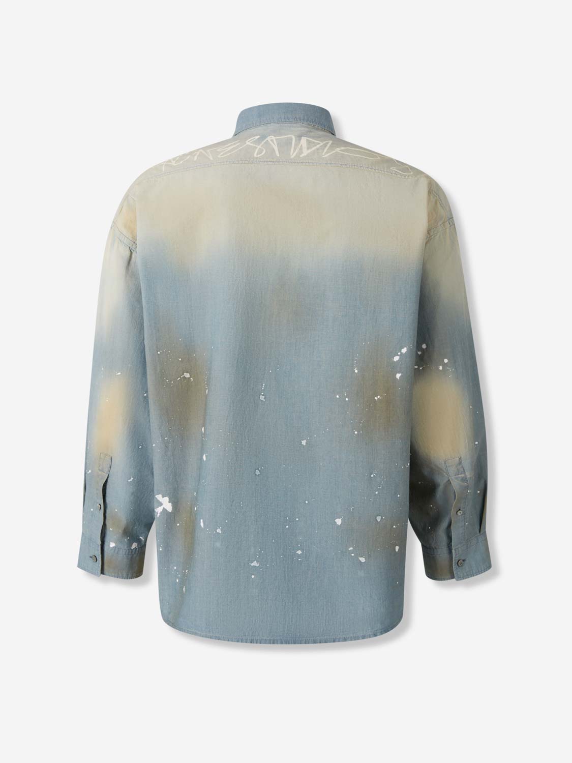 Acne Studios Hombre Barcelona Camisa Denim Oversized color Azul Denim Claro sku 513-000068 01 - Foto 2
