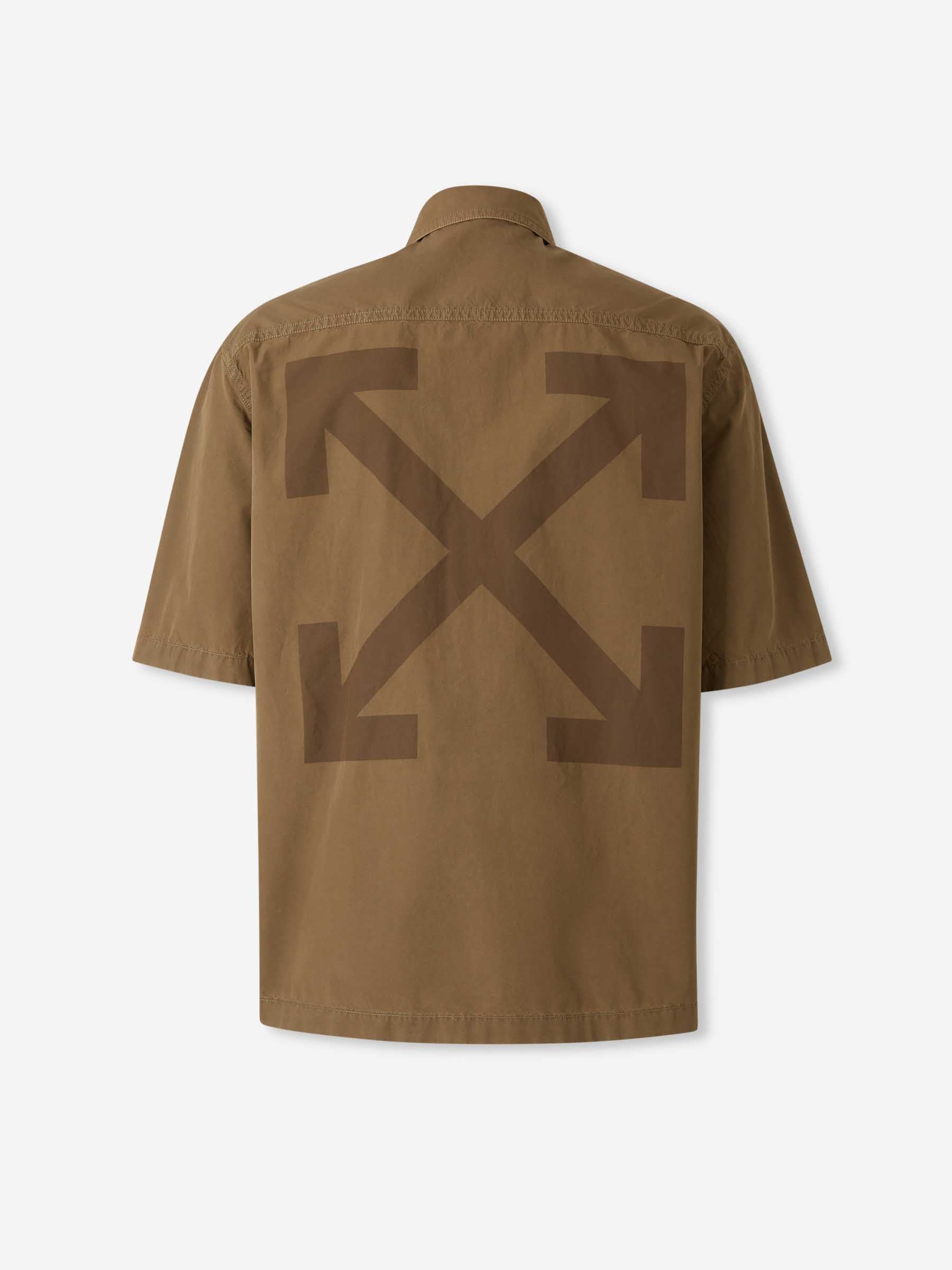 Off-White Hombre Barcelona Camisa Bowling Zip color Verde Militar sku 513-000071 01 - Foto 2
