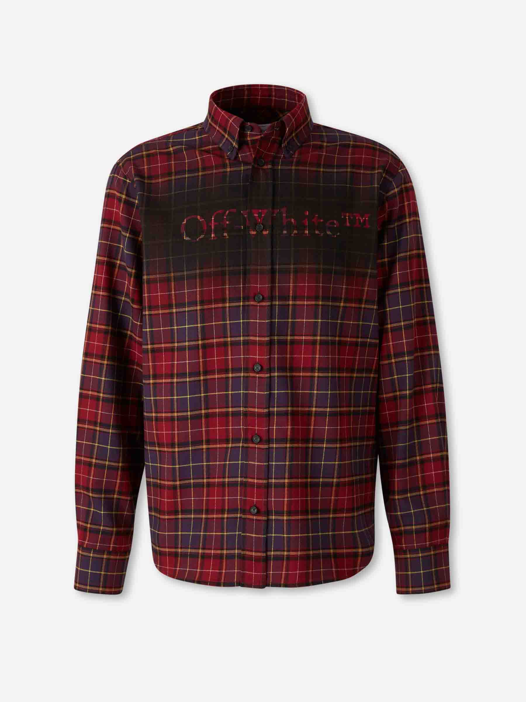 Off-White Hombre Barcelona Camisa Motivo Cuadros color Rojo sku 513-000072 01 - Foto 1