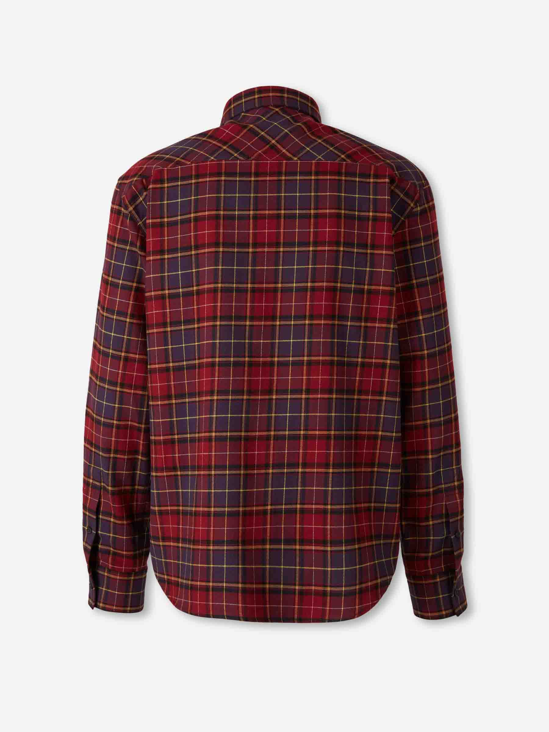 Off-White Hombre Barcelona Camisa Motivo Cuadros color Rojo sku 513-000072 01 - Foto 2