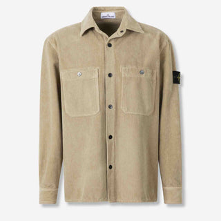 Stone Island Hombre Barcelona Sobrecamisa Pana color Camel sku 513-000073 01 - Foto 1