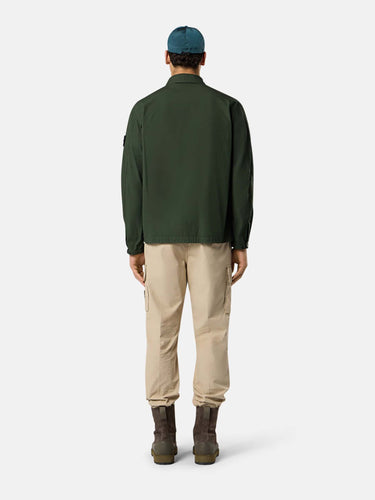 Stone Island Hombre Barcelona Sobrecamisa Técnica color Verde Oscuro sku 513-000076 01 - Foto 3
