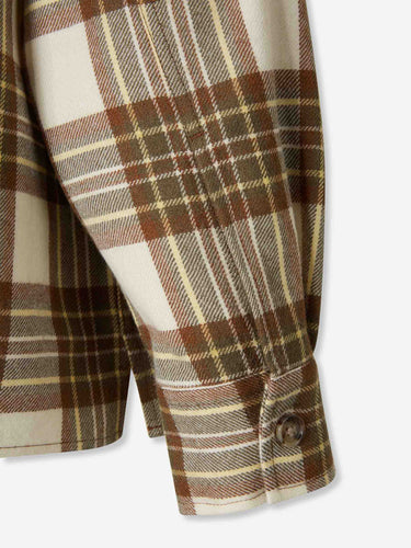 Ami Paris Hombre Barcelona Sobrecamisa Cuadros Lana color Verde sku 513-000082 01 - Foto 5