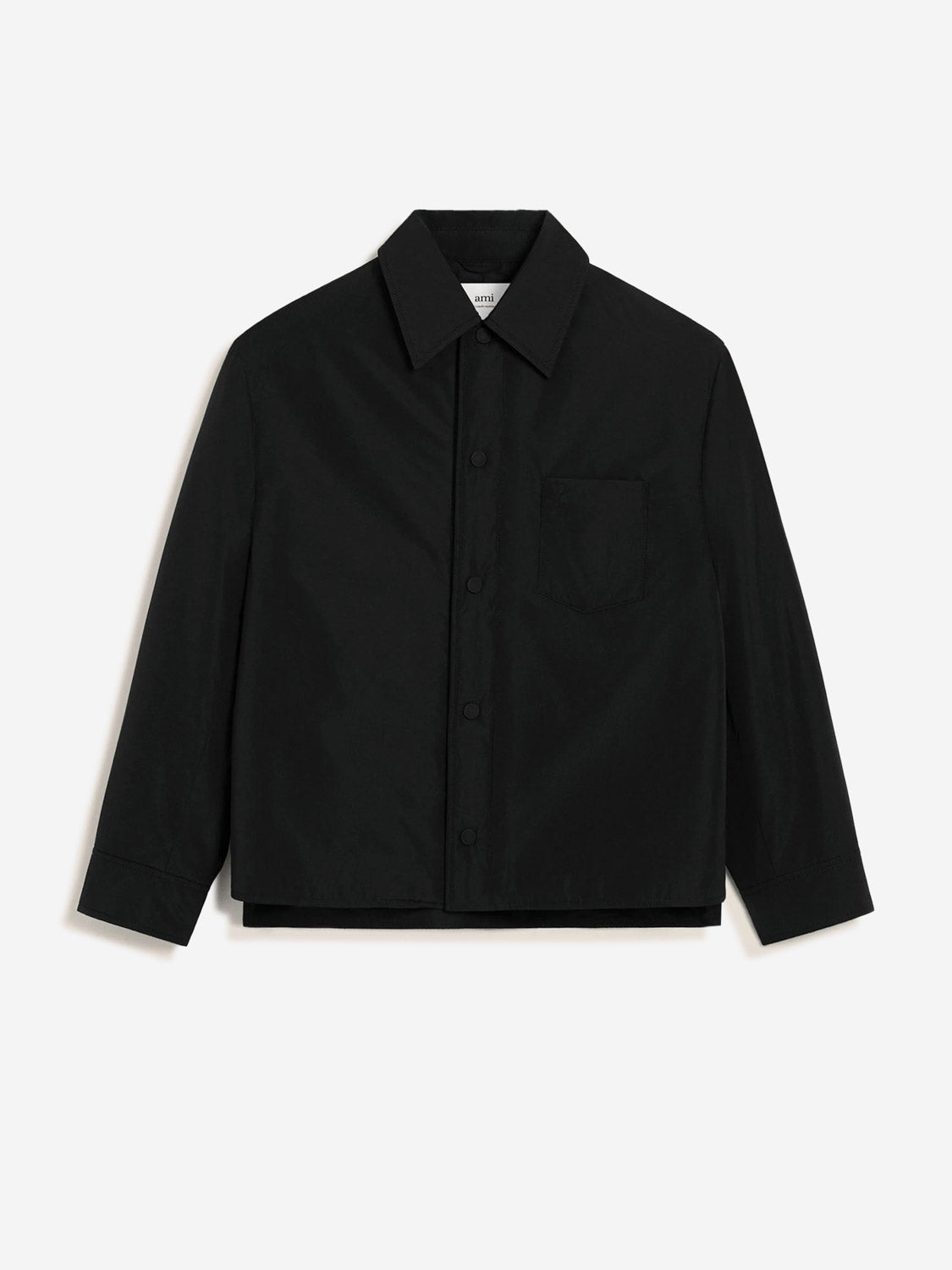 Ami Paris Hombre Barcelona Sobrecamisa Acolchada Tafetán color Negro sku 513-000083 01 - Foto 1