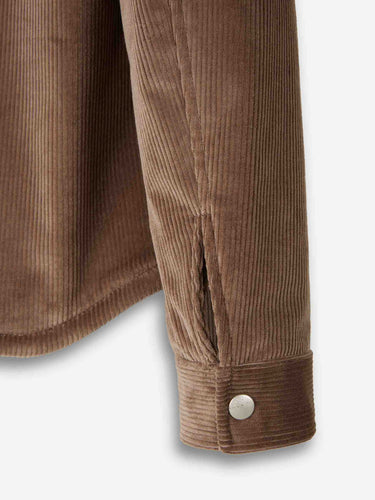 Lardini Hombre Barcelona Sobrecamisa Pana color Marrón sku 513-000084 01 - Foto 5