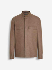 Zegna Hombre Barcelona Sobrecamisa Oasi Cachemira color Marrón sku 513-000085 01 - Foto 1