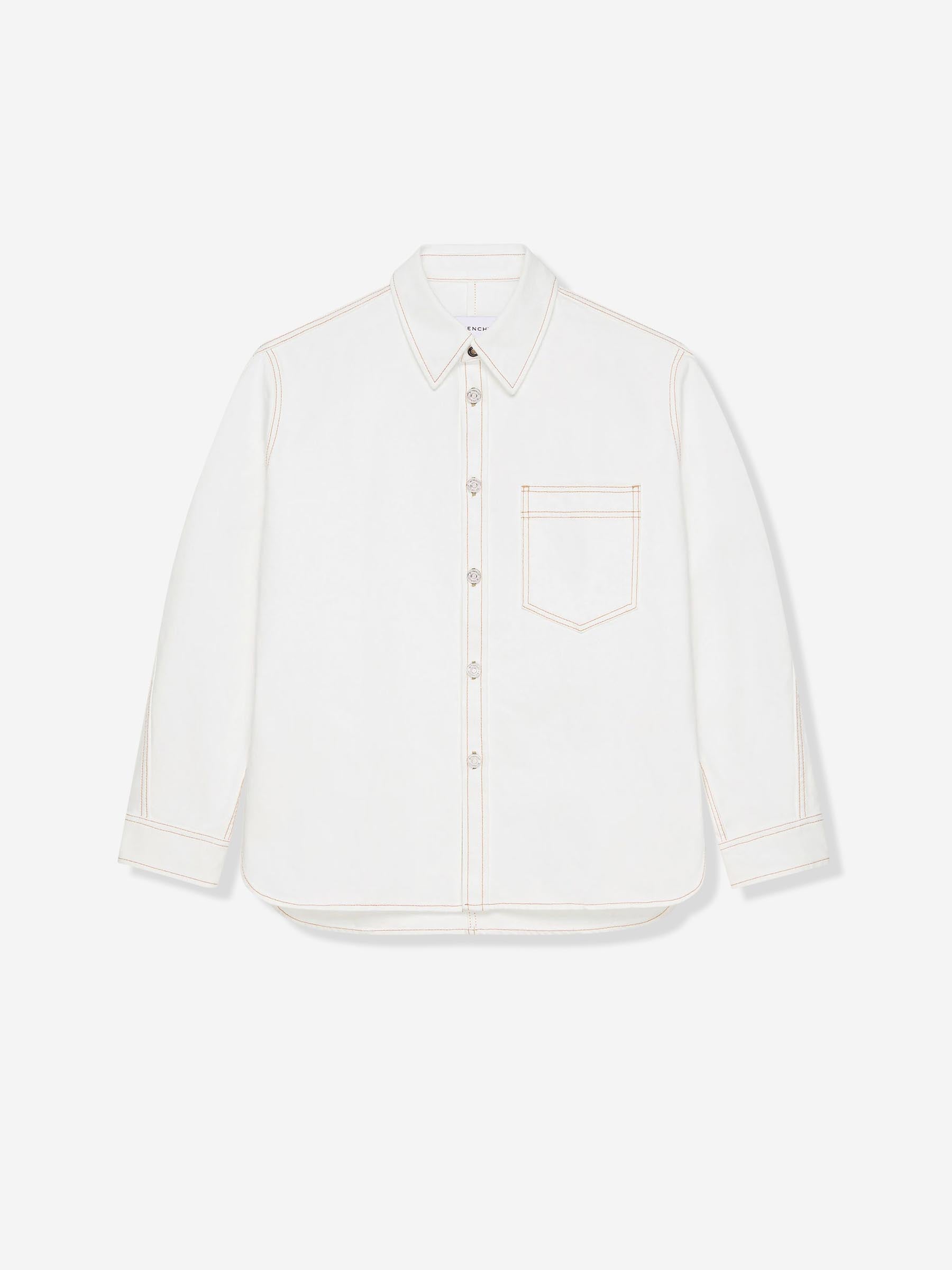 Givenchy Hombre Barcelona Sobercamisa Denim color Blanco sku 513-000087 01 - Foto 1