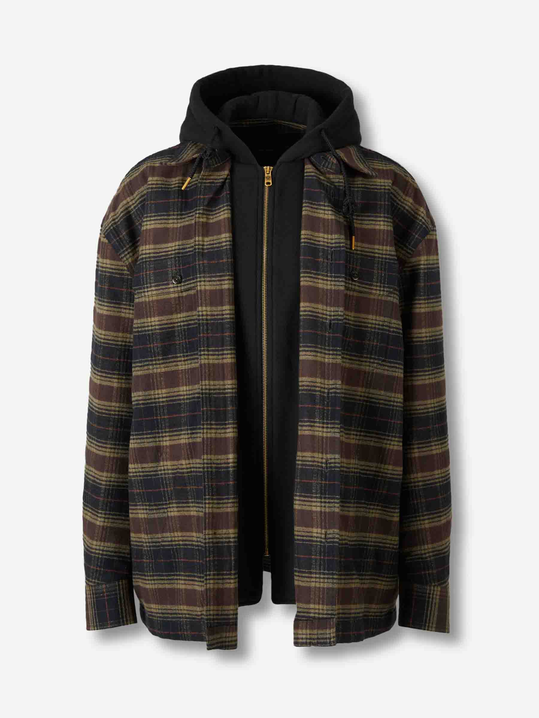 Willy Chavarria Hombre Barcelona Sobrecamisa Ganadero color Marrón sku 513-000088 01 - Foto 2