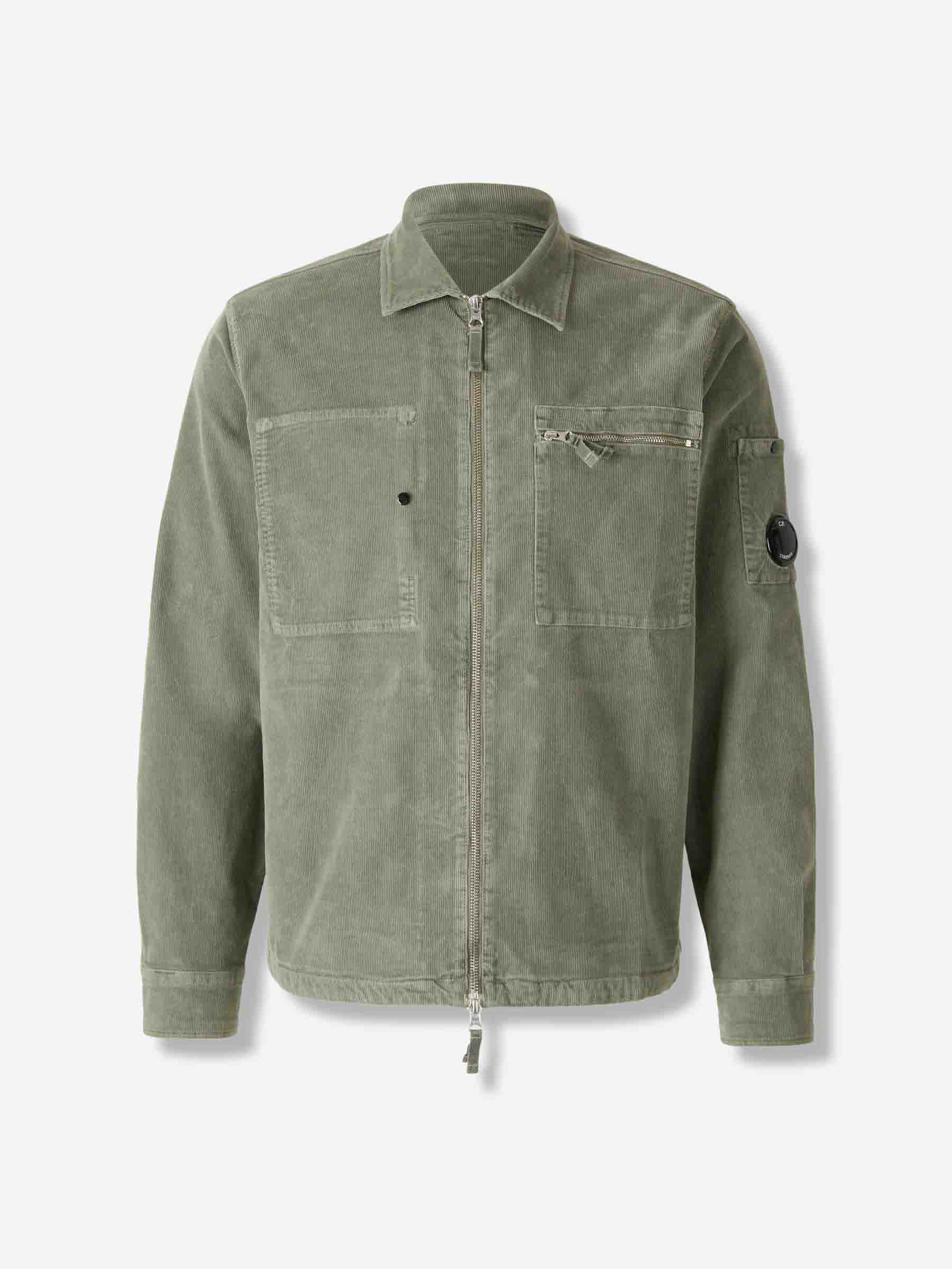 C.P. Company Hombre Barcelona Chaqueta Pana Cremallera color Verde sku 513-000089 01 - Foto 1