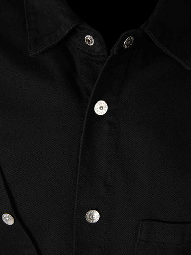 Stone Island Denim Hombre Barcelona Sobrecamisa Denim color Negro sku 513-000090 01 - Foto 3