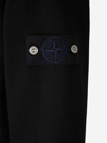 Stone Island Denim Hombre Barcelona Sobrecamisa Denim color Negro sku 513-000090 01 - Foto 4