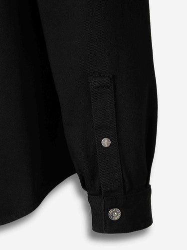 Stone Island Denim Hombre Barcelona Sobrecamisa Denim color Negro sku 513-000090 01 - Foto 5