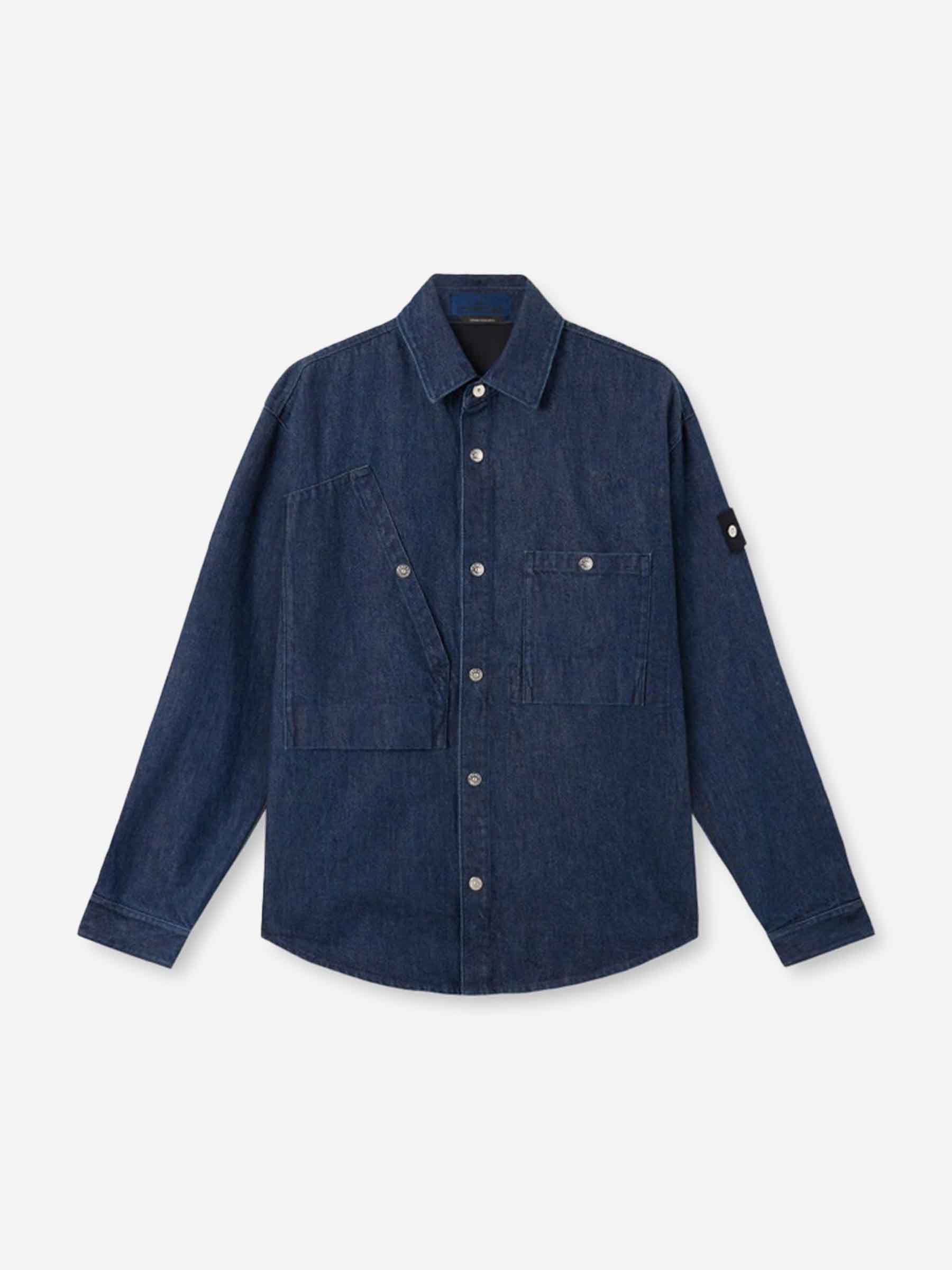 Stone Island Denim Hombre Barcelona Sobrecamisa Denim color Azul Denim sku 513-000091 01 - Foto 1