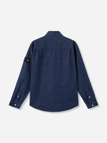Stone Island Denim Hombre Barcelona Sobrecamisa Denim color Azul Denim sku 513-000091 01 - Foto 3