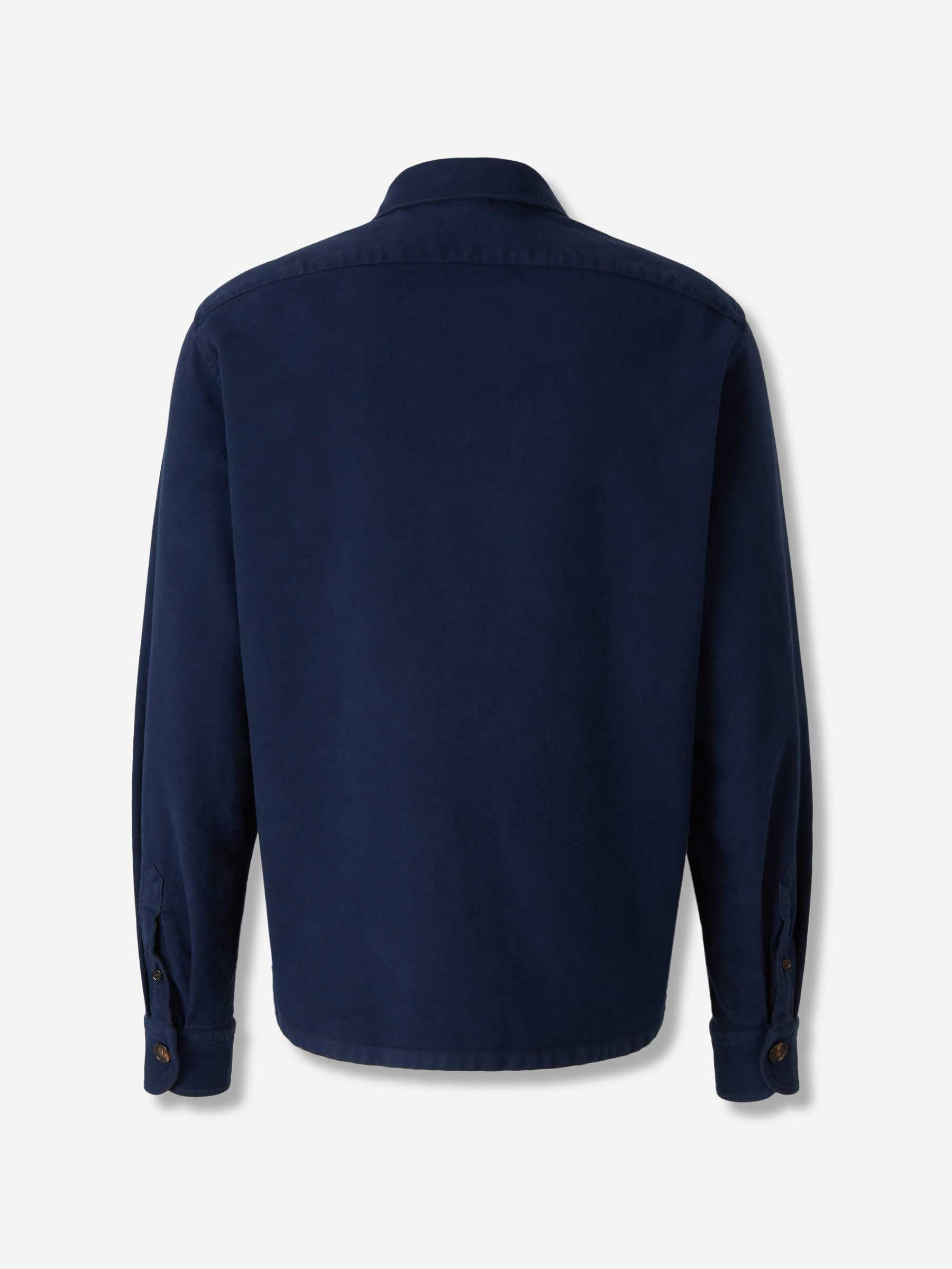 Vincenzo di Ruggiero Hombre Barcelona Sobrecamisa Terciopelo color Azul Marino sku 513-000092 01 - Foto 2