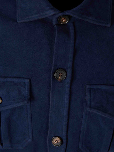 Vincenzo di Ruggiero Hombre Barcelona Sobrecamisa Terciopelo color Azul Marino sku 513-000092 01 - Foto 3