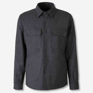 Santa Eulalia Hombre Barcelona Sobrecamisa Lana color Gris Antracita sku 513-000094 02 - Foto 1