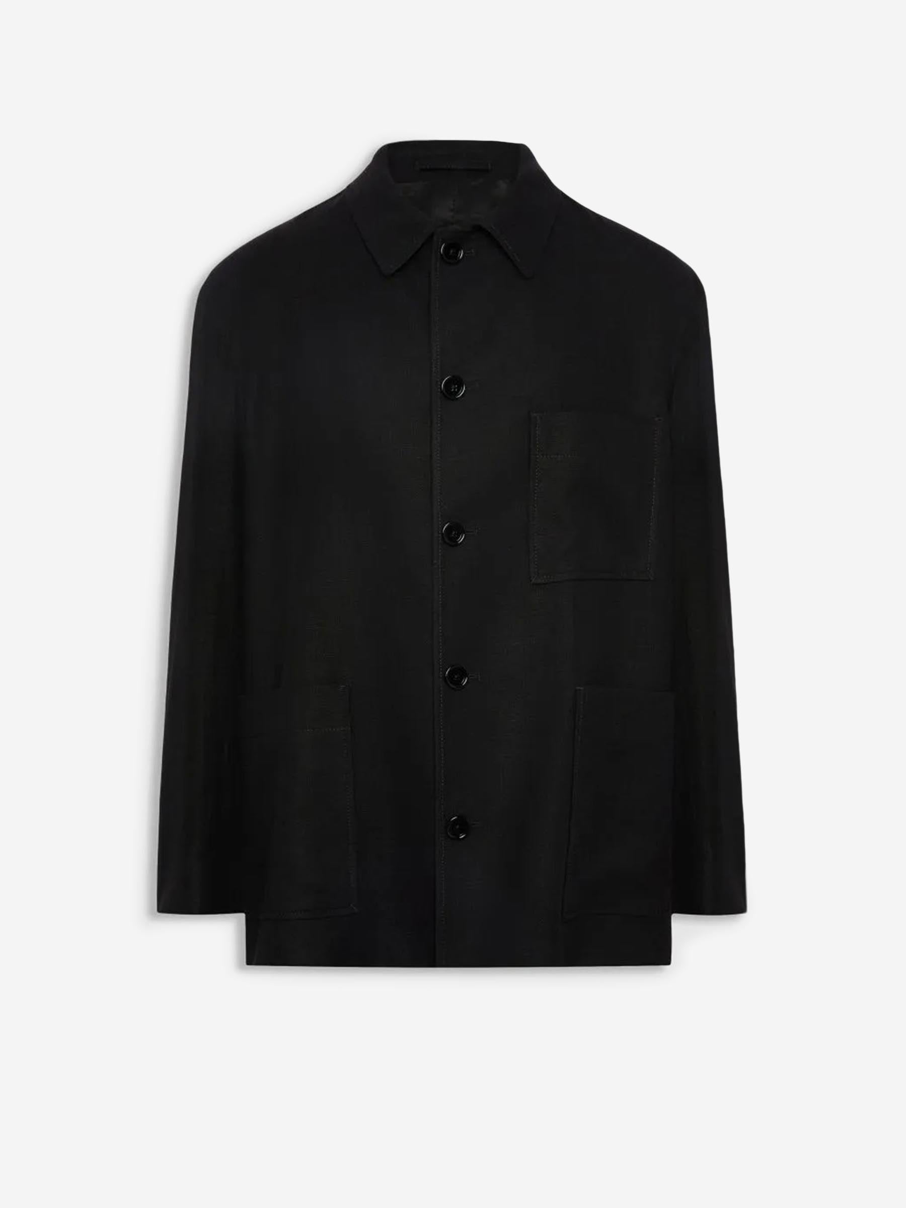 Lardini Hombre Barcelona Chaqueta Camisera Lana color Negro sku 513-000096 01 - Foto 1