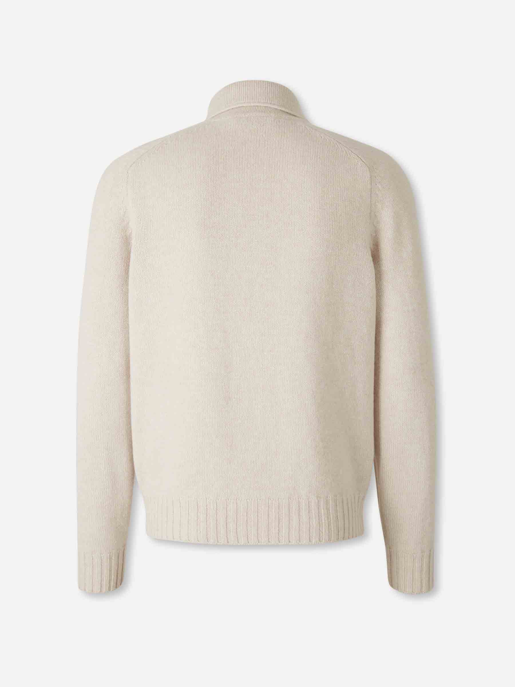 Gran Sasso Hombre Barcelona Jersey Botones Lana color Beige sku 513-000104 01 - Foto 2