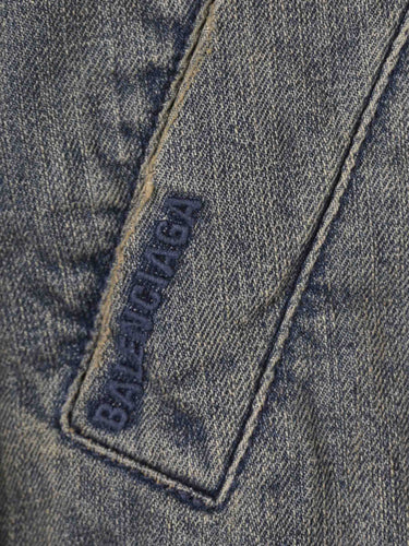Balenciaga Hombre Barcelona Sobrecamisa Denim color Azul Denim Oscuro sku 513-000105 01 - Foto 4