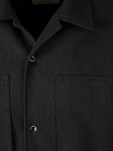 Nine in the morning Hombre Barcelona Sobrecamisa Lana color Gris Antracita sku 513-000107 01 - Foto 3