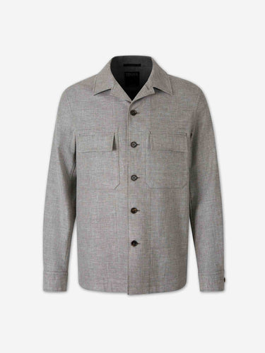 Zegna Hombre Barcelona Sobrecamisa Bolsillos Tapeta color Gris sku 513-000112 01 - Foto 1