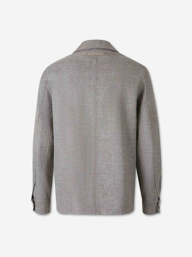 Zegna Hombre Barcelona Sobrecamisa Bolsillos Tapeta color Gris sku 513-000112 01 - Foto 2
