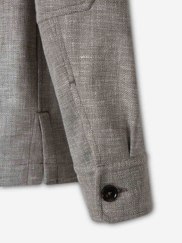 Zegna Hombre Barcelona Sobrecamisa Bolsillos Tapeta color Gris sku 513-000112 01 - Foto 4