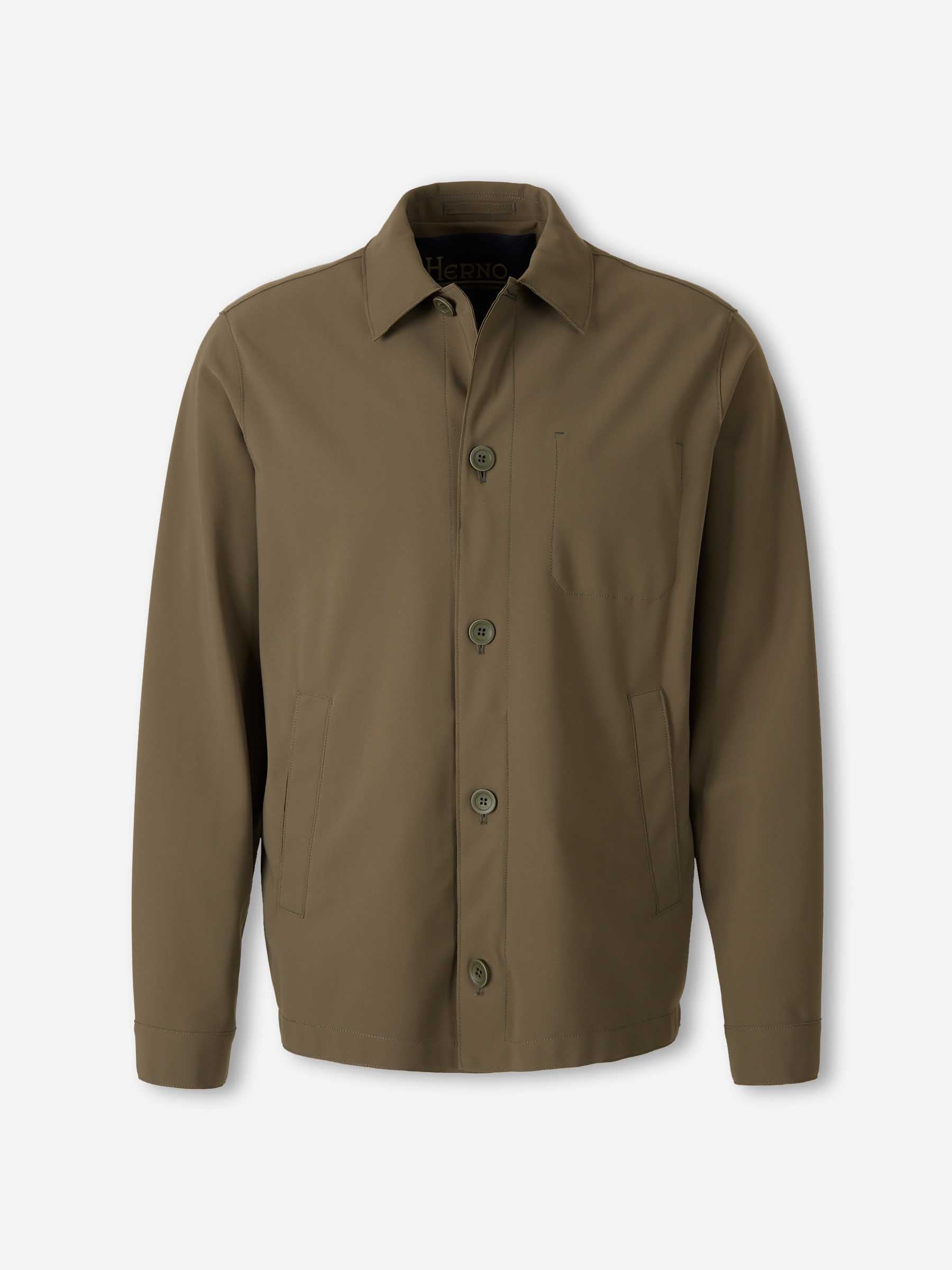 Herno  Barcelona Sobrecamisa Técnica color Azul Noche sku 513-000114 01 - Foto 1