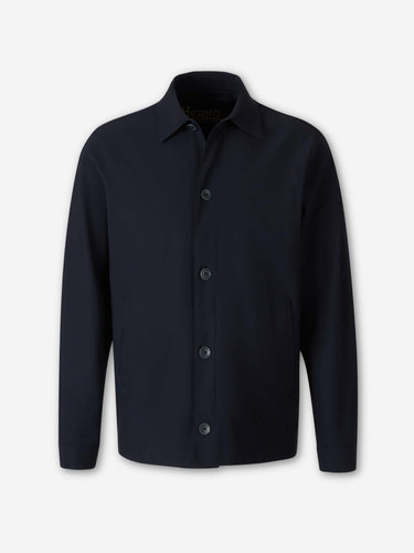 Herno Hombre Barcelona Sobrecamisa Técnica color Azul Noche sku 513-000114 02 - Foto 1