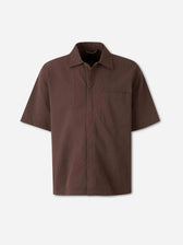 Herno Hombre Barcelona Camisa Manga Corta color Marrón Oscuro sku 513-000115 02 - Foto 1