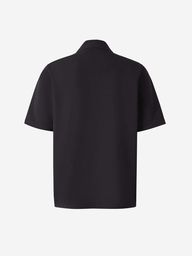 Herno Hombre Barcelona Camisa Técnico Seersucker color Negro sku 513-000115 03 - Foto 2