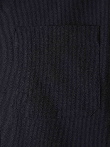 Herno Hombre Barcelona Camisa Técnico Seersucker color Negro sku 513-000115 03 - Foto 4