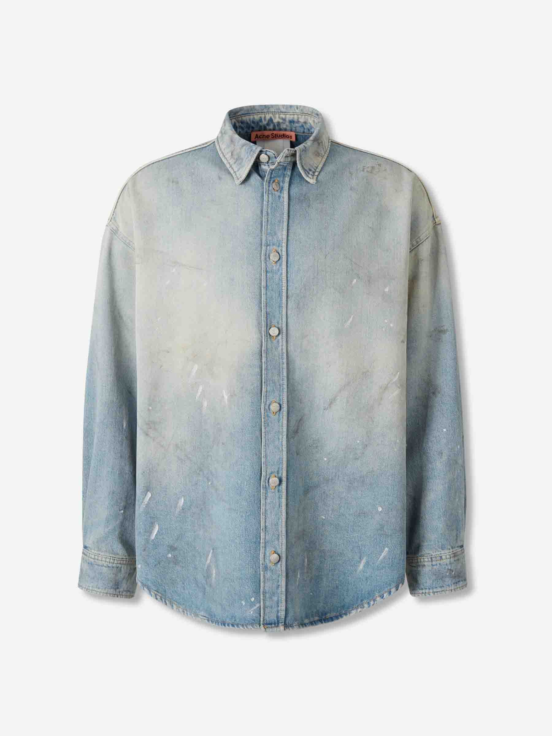 Acne Studios Hombre Barcelona Sobrecamisa Denim color Azul Denim sku 513-000116 01 - Foto 1
