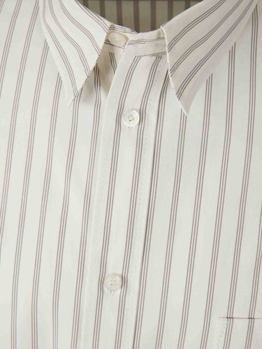 Acne Studios Hombre Barcelona Camisa Listada Casual color Blanco sku 513-000118 01 - Foto 3
