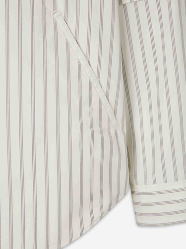 Acne Studios Hombre Barcelona Camisa Listada Casual color Blanco sku 513-000118 01 - Foto 4