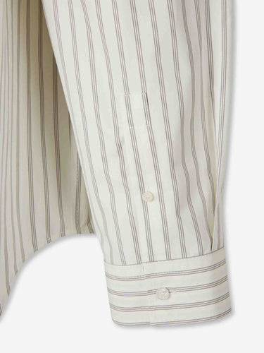 Acne Studios Hombre Barcelona Camisa Listada Casual color Blanco sku 513-000118 01 - Foto 6