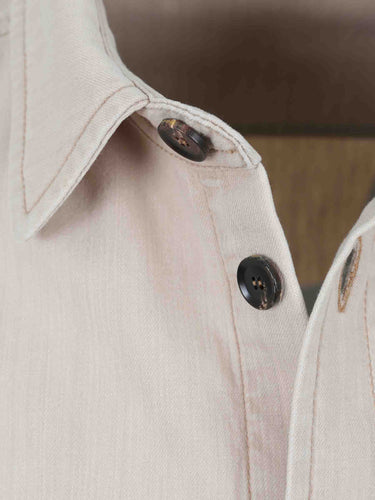 Brioni Hombre Barcelona Sobrecamisa Denim color Beige sku 513-000119 01 - Foto 3