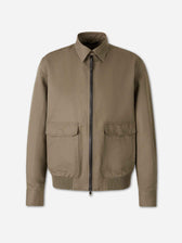 Brioni Hombre Barcelona Chaqueta Casual Cremallera color Verde Militar sku 513-000120 01 - Foto 1