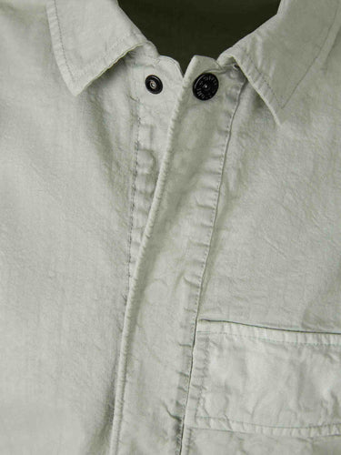 Stone Island Hombre Barcelona Sobrecamisa Nylon Orgánico color Verde Manzana sku 513-000121 01 - Foto 3