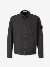Stone Island Hombre Barcelona Sobrecamisa Algodón Orgánico color Gris Antracita sku 513-000124 01 - Foto 1