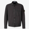 Stone Island Hombre Barcelona Sobrecamisa Algodón Orgánico color Gris Antracita sku 513-000124 01 - Foto 1