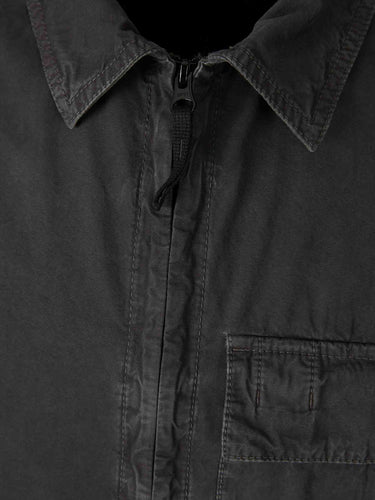 Stone Island Hombre Barcelona Sobrecamisa Algodón Orgánico color Gris Antracita sku 513-000124 01 - Foto 3