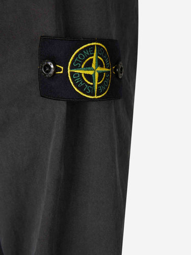 Stone Island Hombre Barcelona Sobrecamisa Algodón Orgánico color Gris Antracita sku 513-000124 01 - Foto 4