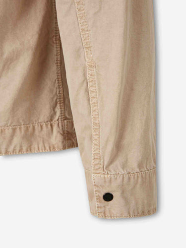 Stone Island Hombre Barcelona Sobrecamisa Algodón Orgánico color Beige sku 513-000124 02 - Foto 5