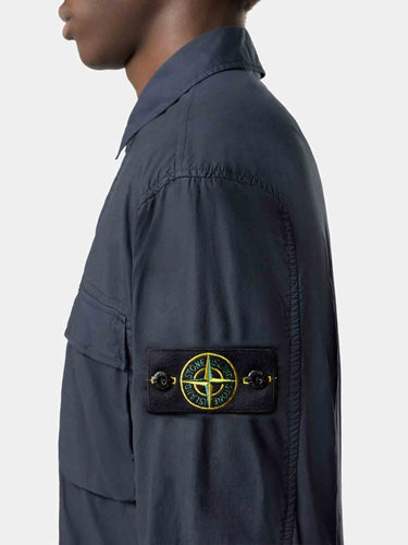 Stone Island Hombre Barcelona Sobrecamisa Paracadute color Azul Noche sku 513-000126 01 - Foto 3